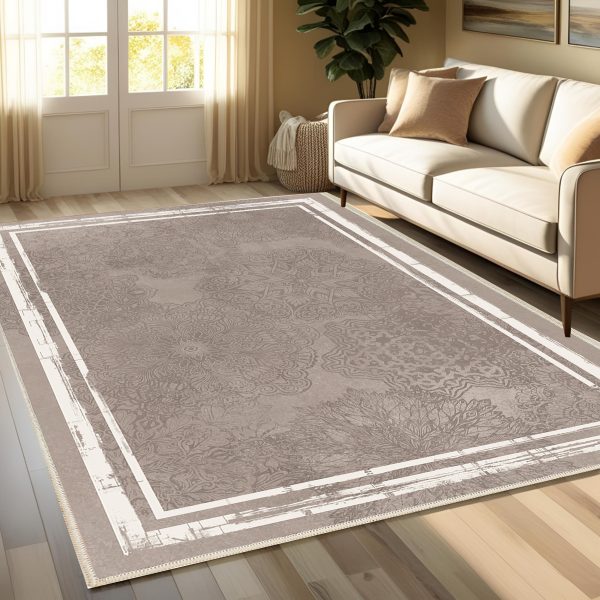 فرش ماشینی مدرن اورکوم طرح مینیمال تارا کد orkom_1111_2