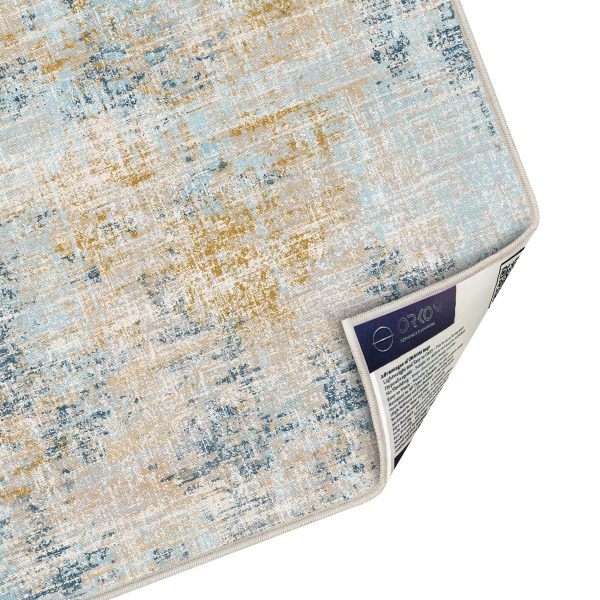 فرش ماشینی مدرن اورکوم طرح مینیمال تینا کد orkom_1112_1