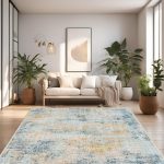 فرش ماشینی مدرن اورکوم طرح مینیمال تینا کد orkom_1112_1