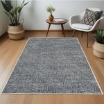 فرش ماشینی مدرن اورکوم طرح مینیمال تینا کد orkom_1113_1