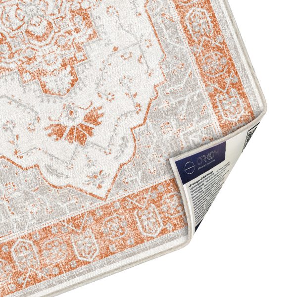 فرش ماشینی مدرن اورکوم طرح مینیمال تینا کد orkom_1114_1