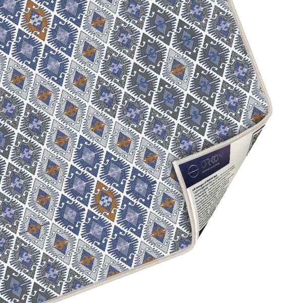 فرش ماشینی مدرن اورکوم طرح مینیمال تینا کد orkom_1115_1