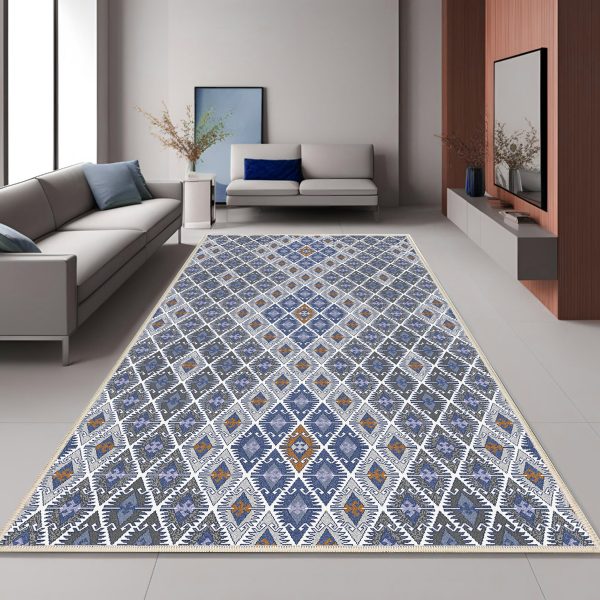 فرش ماشینی مدرن اورکوم طرح مینیمال تینا کد orkom_1115_1