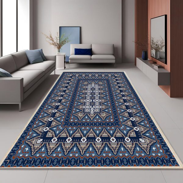 فرش ماشینی مدرن اورکوم طرح مینیمال تینا کد orkom_1115_2