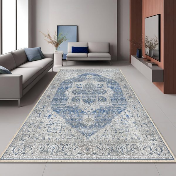 فرش ماشینی مدرن اورکوم طرح مینیمال تینا کد orkom_1115_3