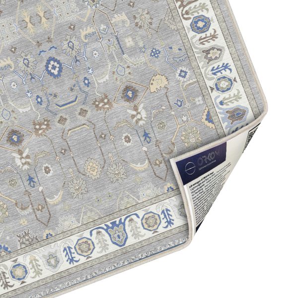 فرش ماشینی مدرن اورکوم طرح مینیمال تینا کد orkom_1115_4