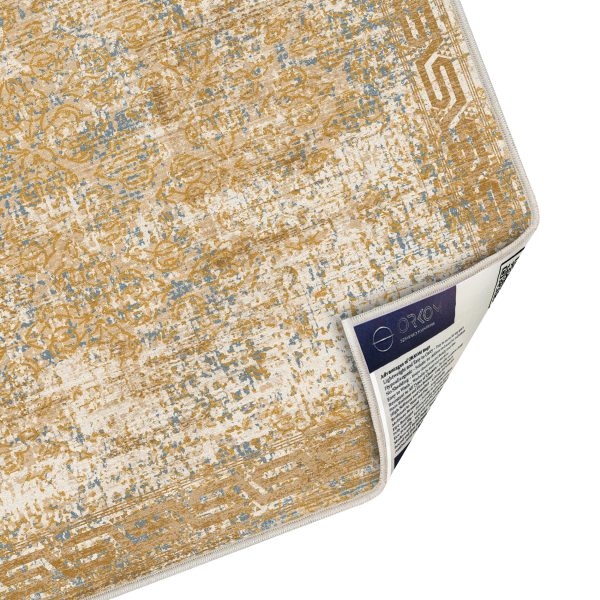 فرش ماشینی مدرن اورکوم طرح مینیمال تینا کد orkom_1116_1