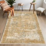 فرش ماشینی مدرن اورکوم طرح مینیمال تینا کد orkom_1116_1