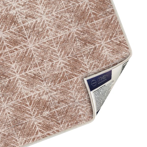 فرش ماشینی مدرن اورکوم طرح مینیمال تینا کد orkom_1117_1