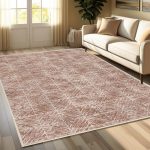 فرش ماشینی مدرن اورکوم طرح مینیمال تینا کد orkom_1117_1