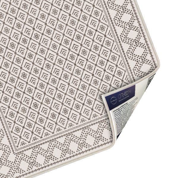 فرش ماشینی مدرن اورکوم طرح مینیمال تینا کد orkom_1119_1