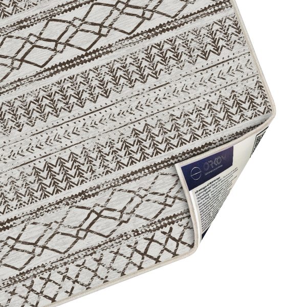 فرش ماشینی مدرن اورکوم طرح مینیمال تینا کد orkom_1119_5