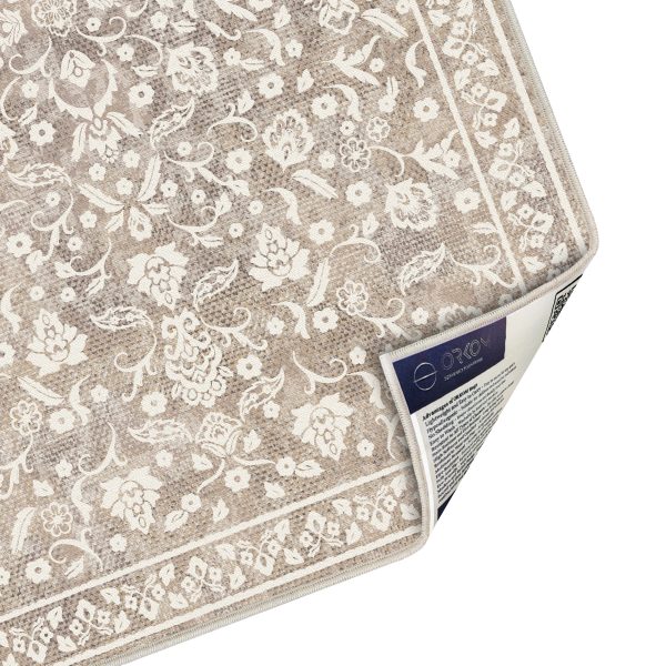 فرش ماشینی مدرن اورکوم طرح مینیمال مارال کد orkom_1121_1