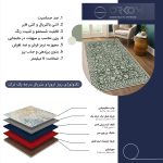فرش ماشینی مدرن اورکوم طرح مینیمال مارال کد orkom_1121_2