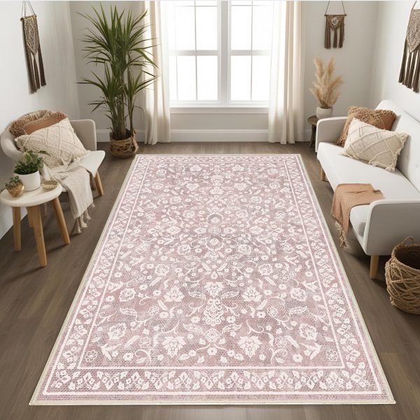 فرش ماشینی مدرن اورکوم طرح مینیمال مارال کد orkom_1121_4 (حراجی)