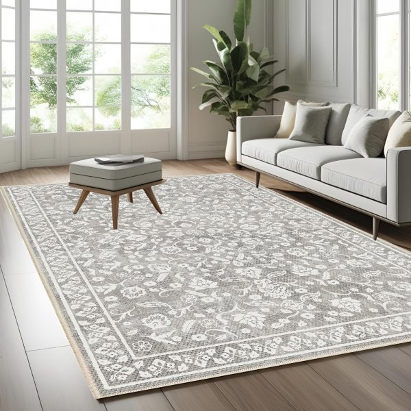 فرش ماشینی مدرن اورکوم طرح مینیمال مارال کد orkom_1121_5