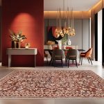 فرش ماشینی مدرن اورکوم طرح مینیمال مارال کد orkom_1121_7