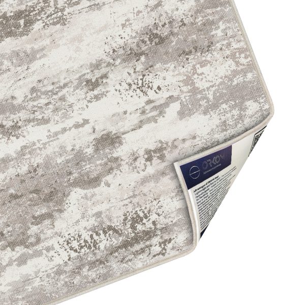 فرش ماشینی مدرن اورکوم طرح مینیمال دلتا کد orkom_1122_1