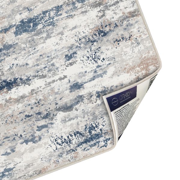 فرش ماشینی مدرن اورکوم طرح مینیمال دلتا کد orkom_1122_3