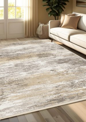 فرش ماشینی مدرن اورکوم طرح مینیمال دلتا کد orkom_1122_7