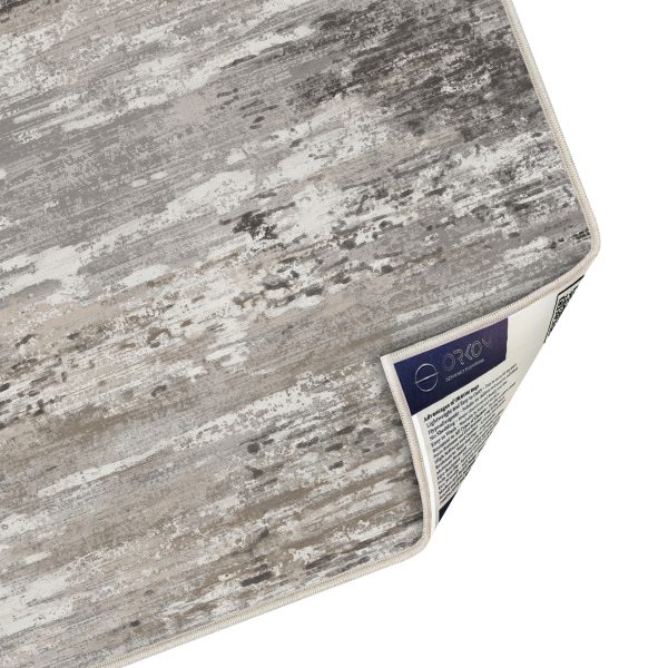 فرش ماشینی مدرن اورکوم طرح مینیمال دلتا کد orkom_1122_8