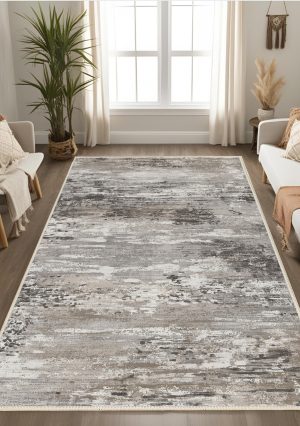 فرش ماشینی مدرن اورکوم طرح مینیمال دلتا کد orkom_1122_8