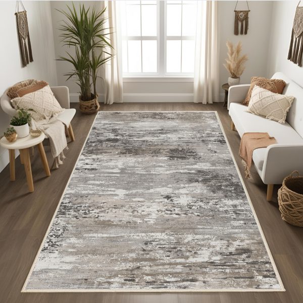 فرش ماشینی مدرن اورکوم طرح مینیمال دلتا کد orkom_1122_8