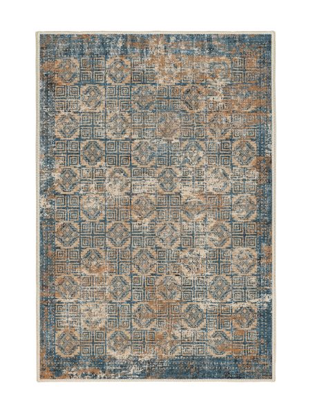 فرش ماشینی مدرن اورکوم طرح مینیمال ترنم کد orkom_1123_1 (حراجی)