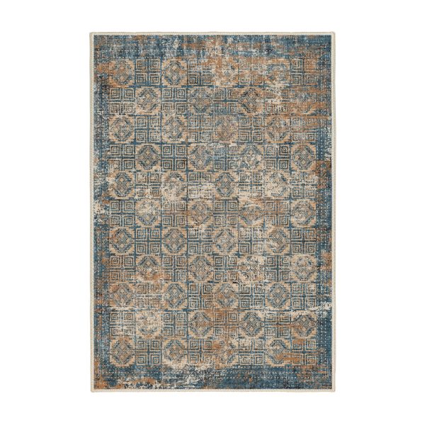 فرش ماشینی مدرن اورکوم طرح مینیمال ترنم کد orkom_1123_1 (حراجی)