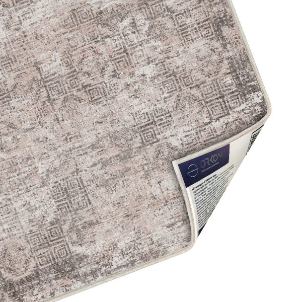 فرش ماشینی مدرن اورکوم طرح مینیمال ترنم کد orkom_1123_2