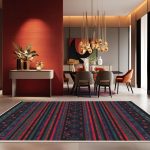 فرش ماشینی مدرن اورکوم طرح مینیمال تمنا کد orkom_1124_1