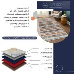 فرش ماشینی مدرن اورکوم طرح مینیمال تمنا کد orkom_1124_2