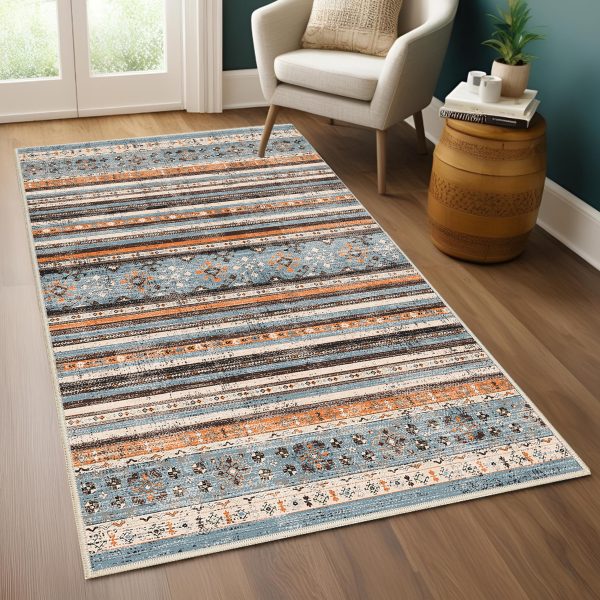 فرش ماشینی مدرن اورکوم طرح مینیمال تمنا کد orkom_1124_2