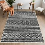 فرش ماشینی مدرن اورکوم طرح مینیمال سورین کد orkom_1125_3 (حراجی)