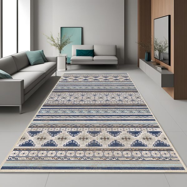 فرش ماشینی مدرن اورکوم طرح مینیمال سورین کد orkom_1125_4