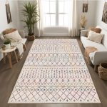 فرش ماشینی مدرن اورکوم طرح مینیمال سما کد orkom_1126_1