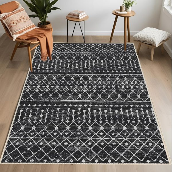 فرش ماشینی مدرن اورکوم طرح مینیمال سما کد orkom_1126_4