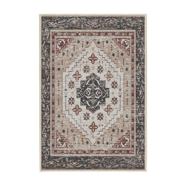 فرش ماشینی مدرن اورکوم طرح مینیمال سارو کد orkom_1127_1