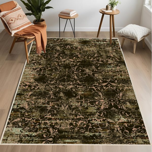 فرش ماشینی مدرن اورکوم طرح مینیمال سینا کد orkom_1134_1