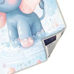 فرش ماشینی اتاق کودک اورکوم طرح فیل کد kids_9005