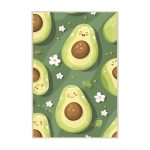 فرش ماشینی اتاق کودک اورکوم طرح آووکادو کد kids_9006