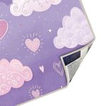 فرش ماشینی اتاق کودک اورکوم طرح آسمان کد kids_9009