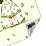 فرش ماشینی اتاق کودک اورکوم طرح دختر طبیعت کد kids_9010