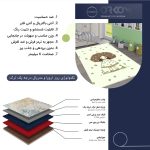 فرش ماشینی اتاق کودک اورکوم طرح دختر طبیعت کد kids_9010