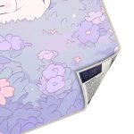 فرش ماشینی اتاق کودک اورکوم طرح گربه کد kids_9016